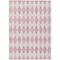 Homeroots 9' X 12' Pink And Ivory Geometric Washable Indoor Outdoor Area Rug 577095 - alternate 8