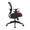 Space Seating 55 Series Air Grid and Mesh Office Chair, Icon Burgundy 5500SL-227 - alternate 5