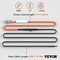 Vevor Self-Regulating Pipe Heating Cable 40FT 5W/FT Heat Tape with Thermostat 5MLTV1-40 - alternate 4