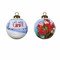 Homeroots Snowman Family Bless Our Family Wordings Hand Painted Mouth Blown Glass Ornament 477557 - alternate 4