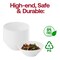 Smarty Had A Party 6 oz. Solid White Organic Round Disposable Plastic Dessert Bowls (120 Bowls), 120PK 936-WH-CASE - alternate 5