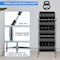 Simple Deluxe HealSmart 5-Shelf Storage Shelving Units 800 lbs Capacity, 24in D x 13.78in W x 59in H Adjustable W HKSHLF24145905B - alternate 3