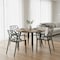 Leisuremod Modern Dynamic Dining Chair, Transparent Black DC19TBL - alternate 8