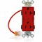 Leviton Straight Blade Receptacle, 5-20R, 20 A, 125V AC, Flush Mount, Self-Grounded M1636-2SR - alternate 1