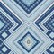 Homeroots 10' X 14' Navy Blue Aqua And Ivory Tribal Washable Indoor Outdoor Area Rug 598141 - alternate 5