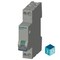 Siemens Device circuit breaker 1-pole with auxiliary switch NO contact Characteristic 5SY1701-4 - alternate 4