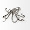 Homeroots Petite Silver Resin Octopus Sculpture 392447 - alternate 4