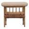 Homeroots 33in Brown Boucle and Solid Wood Upholstered Storage Bench With Cabinet 717484 - alternate 4