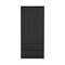 Homeroots 71" Black Wood Two Door Two Drawer Combo Dresser 520129 - alternate 5