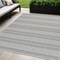 Homeroots 5' X 8' Beige And Gray Striped Distressed Indoor Outdoor Area Rug 559070 - alternate 5
