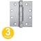 Global Door Controls 4 in Leaf W x 4.5 in Leaf H, Silver CP4540BBRNRP26D-3 - alternate 1