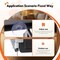 Simple Deluxe HealSmart 4 Panel Dog Playpen, 24in Exercise Puppy Playpen with Door, Safe, Secure, Folding and Por 3A88PTPPEN3523Q4PEBLK - alternate 2