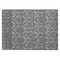 Homeroots 2' X 3' Gray Damask Washable Non Skid Indoor Outdoor Area Rug 563871 - alternate 5
