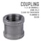 B & K Conduit Fitting Coupling, Malleable Iron, Black 310UCO-114 - alternate 4
