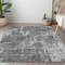 Homeroots 8' X 10' Gray And Charcoal Geometric Washable Indoor Outdoor Area Rug 594554 - alternate 6