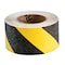 Brady Hazard Marking Anti-Skid Tape Roll - Anti-Skid  Vinyl, Diagonal Stripes, Black on Yellow, 54PK 92417 - alternate 1