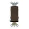 Leviton Decora Plus Rocker 4-Way 20A Brown 5624-2 - alternate 1