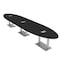 Skutchi Designs Oval Conference Table With Power, 48 in W, 216 in L, Black HAR-OVL-48X216-DOU-U999ST19-ESIL - alternate 1