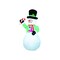 Gemmy Inflatable LED Snowman with Candycane 12 ft. 882528 - alternate 5
