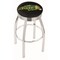 Holland Bar Stool Co 25" Chrome North Dakota State Swivel Bar Stool, Accent Ring L8C3C25NDakSt-B - alternate 1