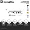 Kingston Brass 32-Inch Stainless Steel Linear Shower Drain with Reversible Tile Insert and Flat Grate BSFK3227 - alternate 2