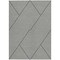 Homeroots 9' X 12' White And Black Geometric Washable Indoor Outdoor Area Rug 612164 - alternate 7