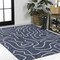 Jonathan Y Nolan Modern Coastal Organic Shapes Navy/Cream 4 ft. x 6 ft. Indoor/Outdoor Area Rug TSN307A-4 - alternate 4