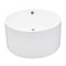 Kingston Brass 45-Inch Acrylic Round Double Ended Freestanding Tub with Overflow/Drain Assembly VTRO454523M7 - alternate 3