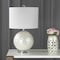 Jonathan Y Zuri 23.5" Coastal Contemporary Capiz Seashell Sphere LED Table Lamp, Pearl/White JYL1055A - alternate 5