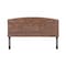 Homeroots Brown Natural and Rustic Woven Banana Leaf Curved Queen Size Headboard 474691 - alternate 1