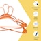 Lifemaster Heavy Duty Plastic Clothes Hangers, Non-Slip, Space-Saving, Holds 5 lbs, Orange, 100PK LMPLCORG100 - alternate 5