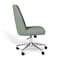 Martha Stewart Maeve Upholstered Office Chair in Sage/Polished Nickel CH-231216-3-SG-MS - alternate 7