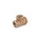Anderson Metals Pipe Tee, 1/4 in, FIPT, Brass, 200 psi Pressure Red 738101-04 - alternate 3