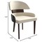 Leisuremod Ethos Collection Modern Wooden Dining Chair in Black/Cream EDC50BLCR - alternate 5