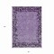 Homeroots 3' X 5' Purple Animal Print Washable Indoor Outdoor Area Rug 607662 - alternate 6