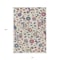 Homeroots 10' X 14' Linen Pink And Denim Blue Floral Washable Indoor Outdoor Area Rug 597829 - alternate 4