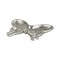 Homeroots 6" Silver Cast Iron Butterfly Handmade Trinket Tray 571246 - alternate 1