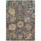 Homeroots 3' X 5' Navy Blue Terra Cotta And Beige Damask Washable Indoor Outdoor Area Rug 603743 - alternate 6