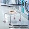 Vevor Wire Laundry Cart Wire Laundry Basket 4.5 Bushel Heavy Duty w/ 5'' Wheels FW-6913A - alternate 7