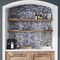 Apollo Tile 9x10 in. Matte Silver Midnight Blue Glass Mosaic Hexagon Wall and Floor Tile 3.28 sq ft/case, 5PK APLSTR8806A - alternate 2