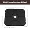 Pure Garden Patio Umbrella Weighted Cross Base 50-LG1177 - alternate 5