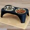 Gibson Home Bow Wow Meow 3 Piece Elevated Pet Bowl Dinner Set in Black 122395.03 - alternate 5