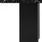 Homeroots 70" Black Faux Marble and Wood Double Pedestal Base Dining Table 564892 - alternate 6