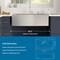 Wrightmaster 33 in. Undermount 16-Gauge Single Bowl Stainless Steel Kitchen Sink with Bottom Grids and Strainer ZOR-AT332210R1 - alternate 5