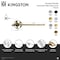 Kingston Brass Universal Front or Side Mount Toilet Tank Lever with Knurled Handle, Antique Brass KTRKXD3 - alternate 2