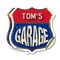 Signmission Tom's Garage, 4 inch X 4 inch, Vinyl Decal, 2PK SHI-D-2PACK-4-383-TOM - alternate 1