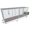 K9 Kennel Store 4ft X 16ft Complete K9 Condo PRO Dog Kennel and Cube Dog House CCO4X16PR - alternate 1