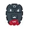 Aks Keys 2004 - 2012 Chevrolet Buick Pontiac Saturn Rubber Pad 5B RP-CHEVR-02 - alternate 1