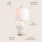 Jonathan Y Quatrefoil Fretwork 20.5" Pierced Ginger Jar Ceramic/Metal LED Table Lamp, White JYL6210A - alternate 4