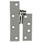 Global Door Controls 4 in. Right-Handed Reinforcing Hinge in Brushed Chrome CP-RPRH-26D - alternate 1